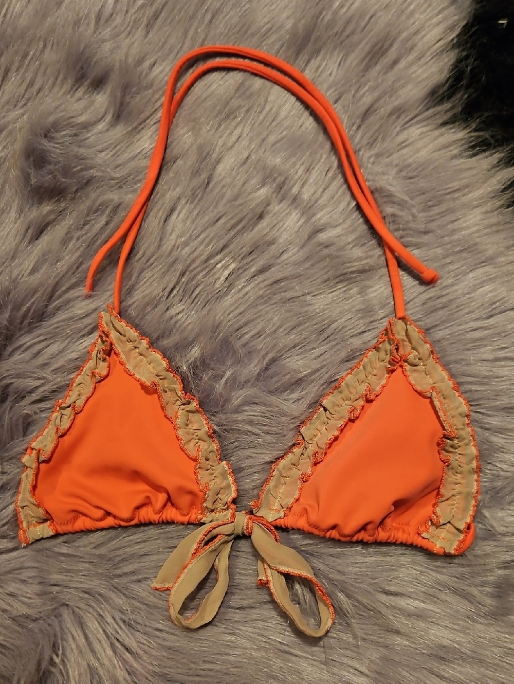 Victoria Secret Coral Triangle Ruffle Bikini - Picture 9 of 14